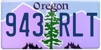 OR license plate 943RLT