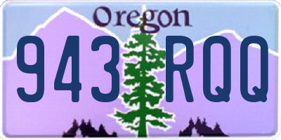 OR license plate 943RQQ