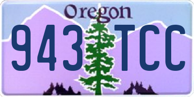 OR license plate 943TCC