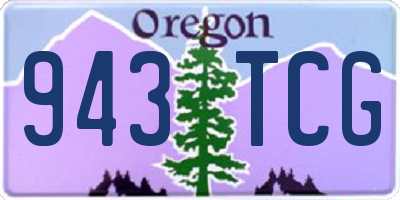 OR license plate 943TCG