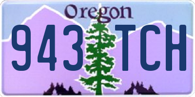 OR license plate 943TCH