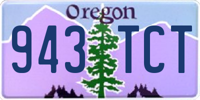 OR license plate 943TCT