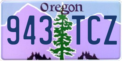 OR license plate 943TCZ