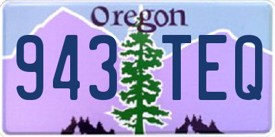 OR license plate 943TEQ
