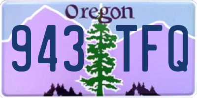 OR license plate 943TFQ