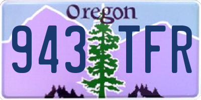 OR license plate 943TFR