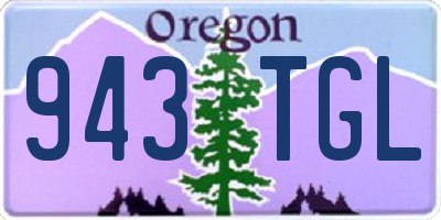 OR license plate 943TGL
