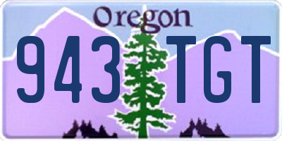 OR license plate 943TGT