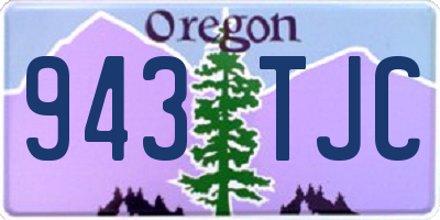 OR license plate 943TJC