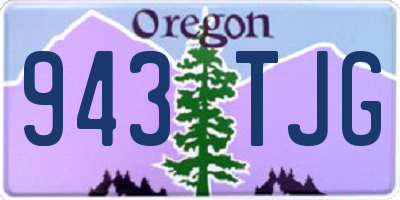 OR license plate 943TJG