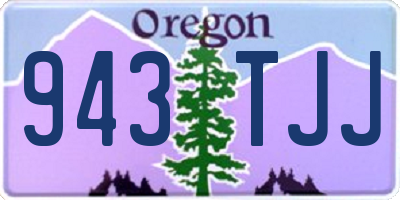 OR license plate 943TJJ