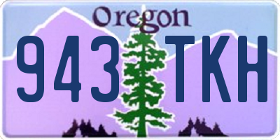 OR license plate 943TKH