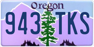 OR license plate 943TKS