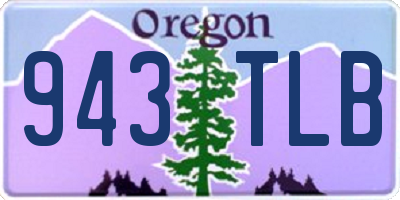 OR license plate 943TLB