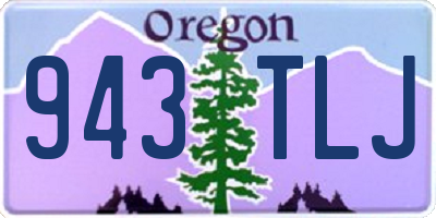 OR license plate 943TLJ