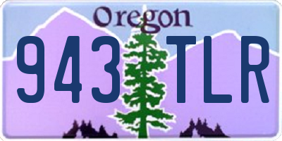 OR license plate 943TLR