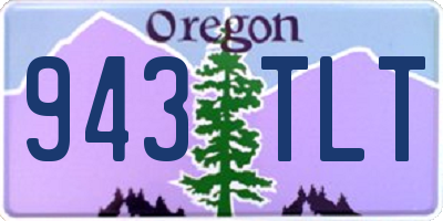 OR license plate 943TLT