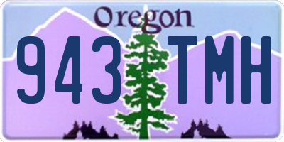 OR license plate 943TMH