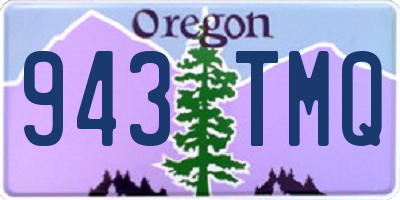 OR license plate 943TMQ