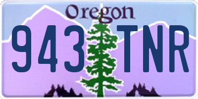 OR license plate 943TNR