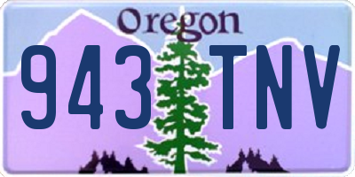 OR license plate 943TNV