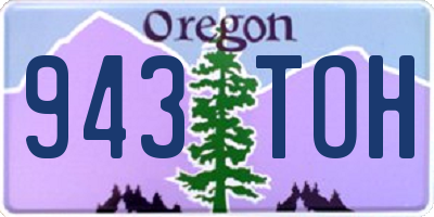 OR license plate 943TOH