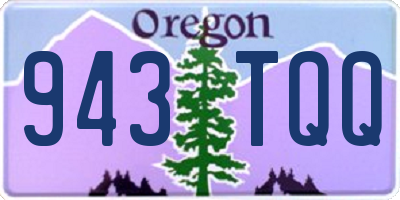 OR license plate 943TQQ