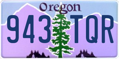 OR license plate 943TQR