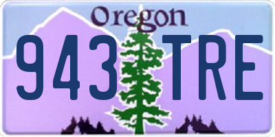 OR license plate 943TRE