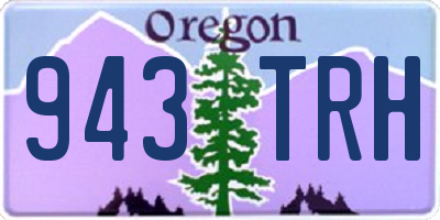 OR license plate 943TRH