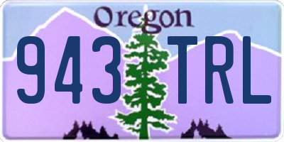 OR license plate 943TRL