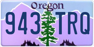 OR license plate 943TRQ