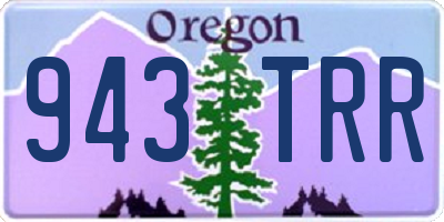OR license plate 943TRR