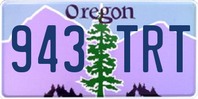 OR license plate 943TRT
