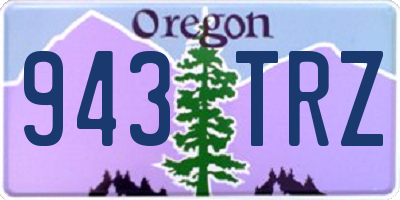 OR license plate 943TRZ