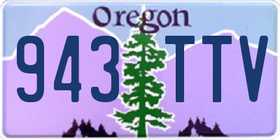 OR license plate 943TTV