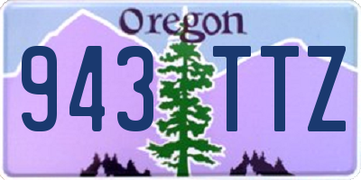 OR license plate 943TTZ
