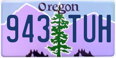 OR license plate 943TUH