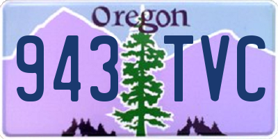 OR license plate 943TVC