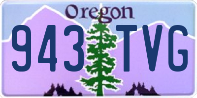 OR license plate 943TVG