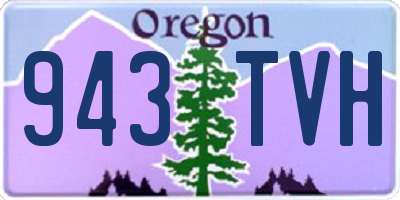 OR license plate 943TVH