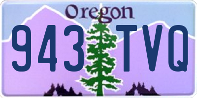 OR license plate 943TVQ