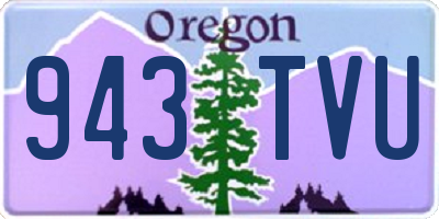 OR license plate 943TVU