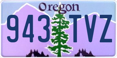 OR license plate 943TVZ