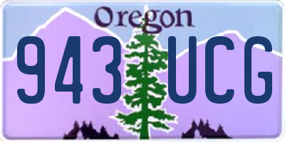 OR license plate 943UCG