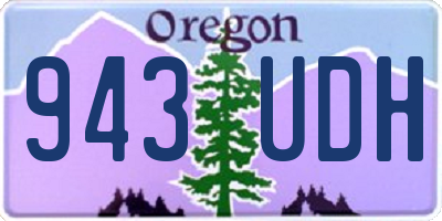 OR license plate 943UDH