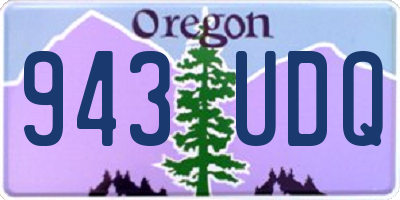 OR license plate 943UDQ