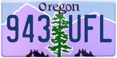 OR license plate 943UFL