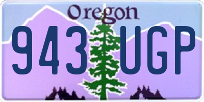OR license plate 943UGP