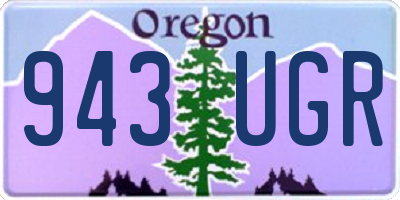 OR license plate 943UGR